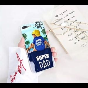 iPhone 8 Plus Super Dad/Super Baby case